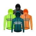 thumbnail image 3 of Chaqueta de ciclismo Soidarity Rompevientos con capucha Azul oscuro 4XL/EUR 3XL, 3 of 6