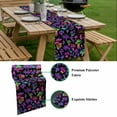 thumbnail image 5 of Purple Green Mushroom Table Runner - 70 Inch Long, Kitchen Dining Table Runner Dresser Scarves, Abstract Art Botanical Gradient Farmhouse Decor for Coffee Tables Wedding Party Banquet, 5 of 8