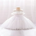 thumbnail image 2 of Girl Sleeveless  Neck Ruffled Princess A-Lined High Waist Dress, 2 of 9