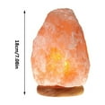 thumbnail image 3 of 7 in Himalayan Salt Lamp with Dimmer Cord - Night Light Natural Crystal Rock Classic Wood Base Authentic, 3 of 8