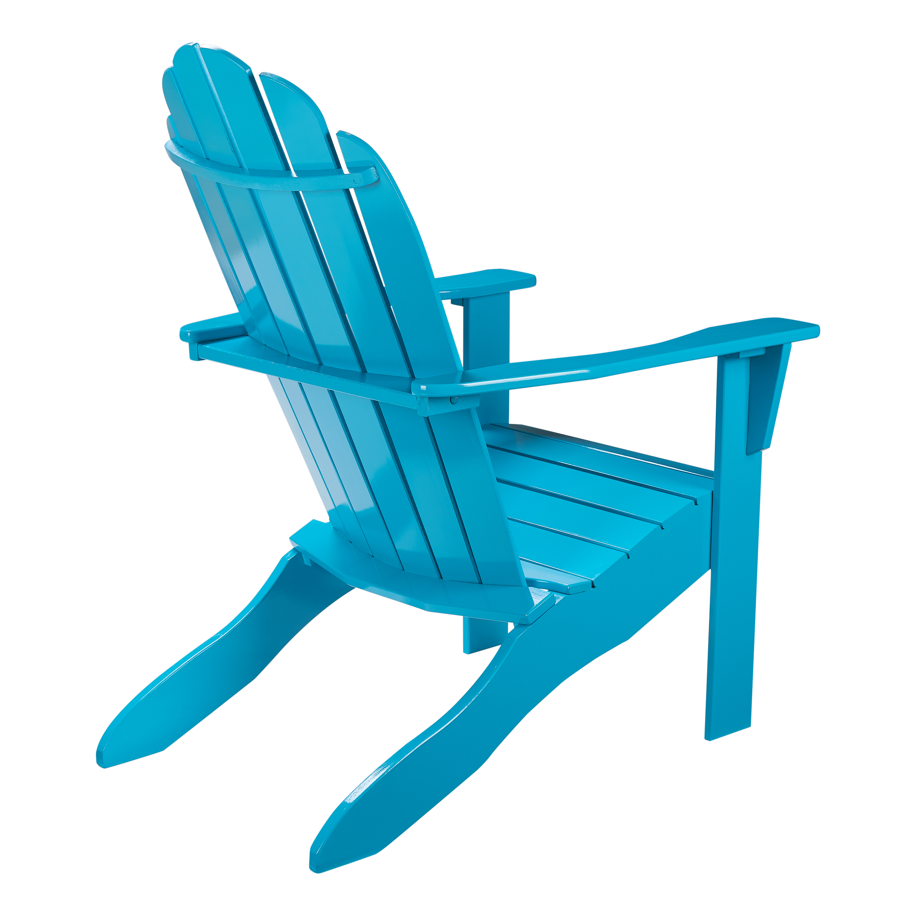 Mainstays Rubberwood Adirondack Chair - Turquoise - image 3 of 8