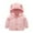C-Pink88, variant on DHFJKG Newborn Boys Girls Teddy Jacket Windproof Hooded With Ears Solid Color Fuzzy Jacket For Kids Warm Cute Comfort Outerwear