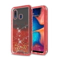 thumbnail image 2 of Compatible Case for Samsung Galaxy A20, Samsung Galaxy A30 Case 3N1 Series Diamond Quicksand Cute Phone Cover - Red, 2 of 4