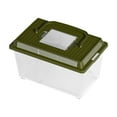 thumbnail image 1 of Standard Faunarium Reptile Tank Transport Portable Habitat Feeding Boxes With Handle Tank Critteer For Pet Gecko & Frog Reptile Feeding, 1 of 8
