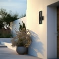 thumbnail image 5 of The Great Outdoors 73370-L Paddock 16" Tall Led Ada Outdoor Wall Sconce - Sand Coal, 5 of 7