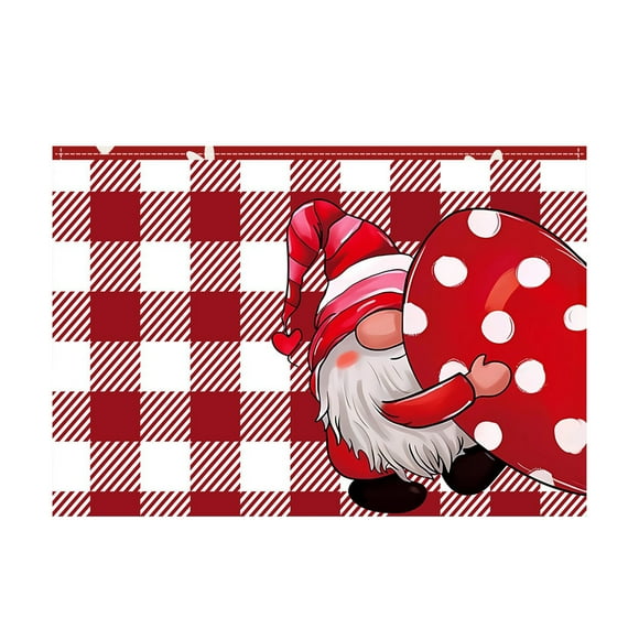 Valentine's Day Themed Placemat – Reusable Table Mat with Love and Heart Patterns for Romantic Party & Dining Table Decoration