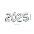 thumbnail image 2 of OULII 1 Set Decorative Balloons for Anniversary Celebration with Aluminum Film Material, 2 of 8