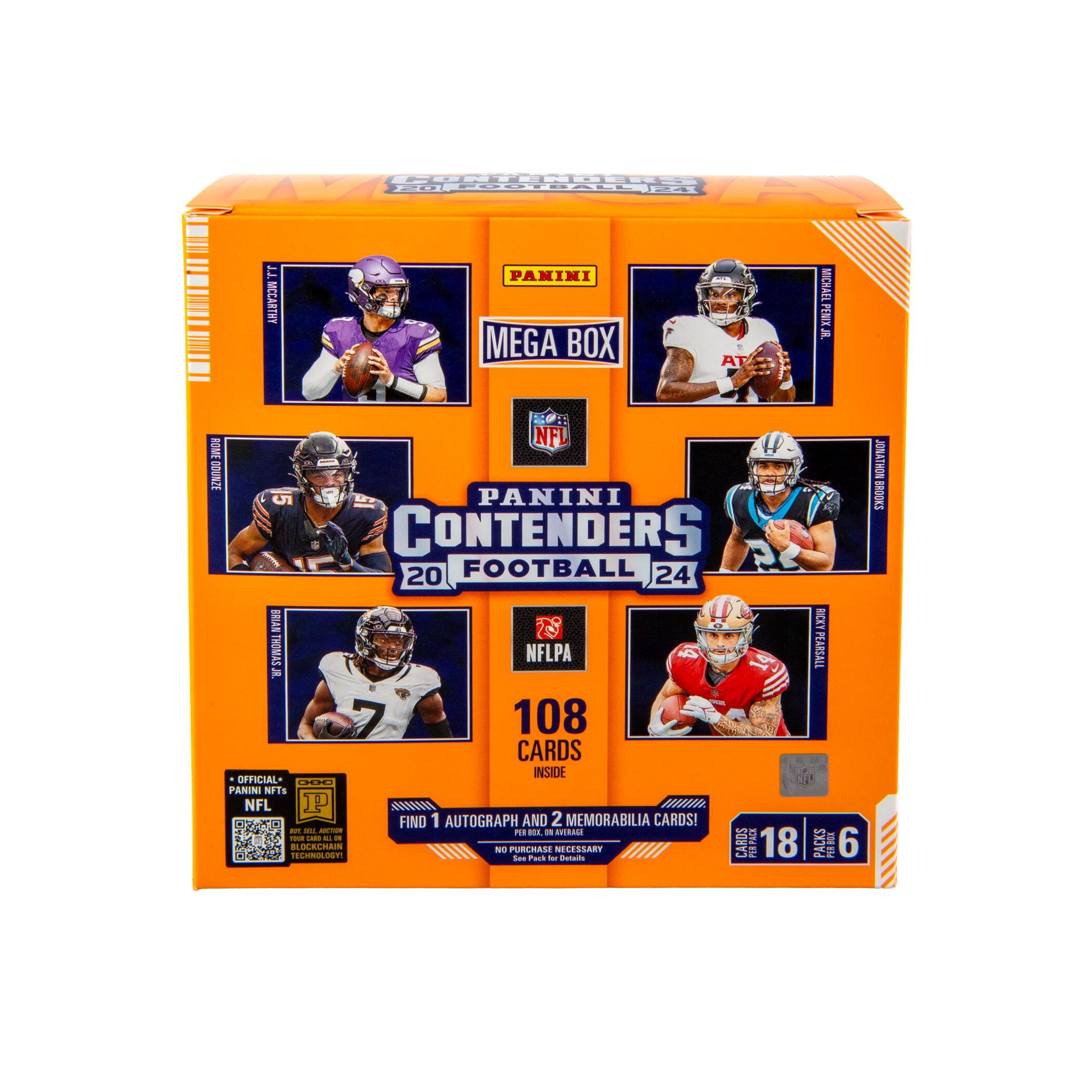 2024 Panini Contenders Football Trading Cards Mega Box