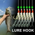 thumbnail image 4 of 10pcs Light False Bait Sea Fishing String Hook Fishing Rig Tackle Accessories, 4 of 8