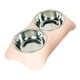 thumbnail image 1 of Laklulu Cuenco para perros y gatos, cuenco integrado para comida para gatos, cuenco para perros y gatos, cuenco de acero inoxidable para alimentación de mascotas, 1 of 5