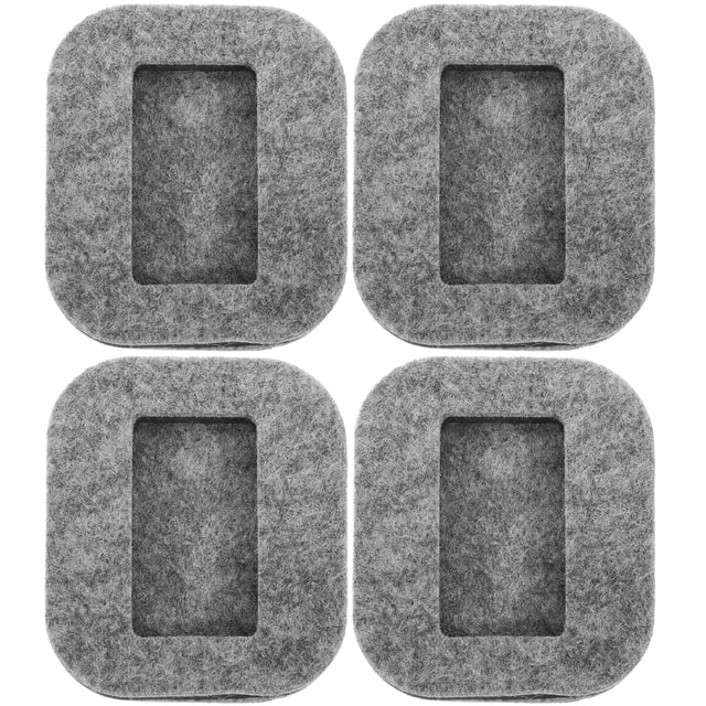 4 Uds. Almohadilla para silla con ruedas, Protector de pies para muebles, almohadilla para tapón de rueda, suministro de almohadillas para muebles con ruedas de goma para pisos de madera dura, almoha