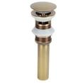 Brass Popup Drain Stopper Bathroom Basin Sink Draining Without Overflow