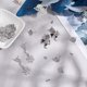 thumbnail image 4 of 1 caja de 20 pendientes de plata con aro, de latón chapado en platino auténtico, planos y redondos, para hacer joyas., 4 of 9