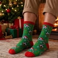 thumbnail image 2 of SAWOBUUN Funny Socks for Men Novelty Crazy Holiday Cozy Cotton Winter Christmas Socks, 2 of 6
