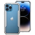 thumbnail image 3 of Case for iPhone 15 Pro, [Military Grade Drop Protection] [Wireless Charging] Soft TPU Frame + Clear Hard PC Back Case, Shockproof Non-Slip Stylish Cover for iPhone 15 Pro - Gray, 3 of 10
