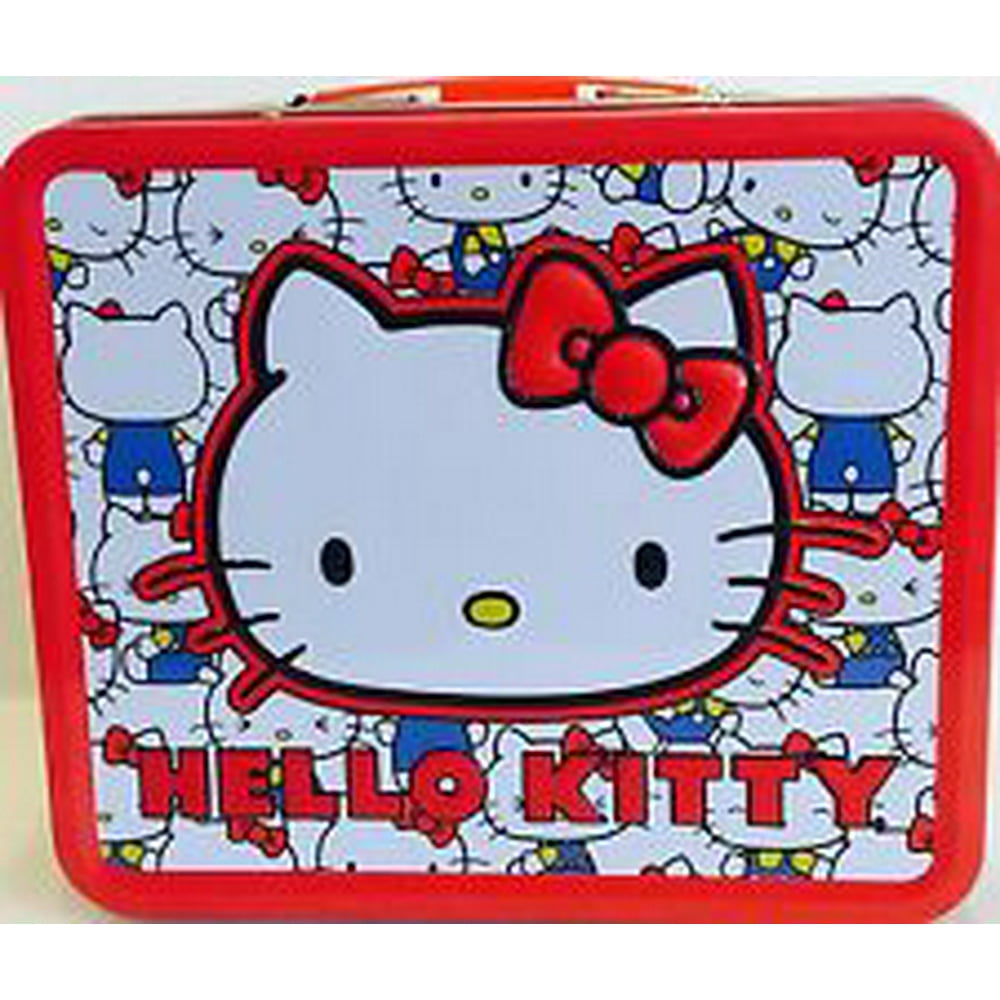 Hello Kitty Lunch Box Lunch Box - Hello Kitty - Vintage Kitty Head New Licensed Gifts