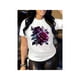 thumbnail image 1 of Women'S Floral Rose Print T-Shirt, Casual Crew Neck Short Sleeve Top, 100% Cotton Knit Fabric, all Season Fashion, 1 of 7