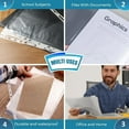 thumbnail image 6 of WEISIPU A4 Punched Pocket, 100 Sheet Protector Binder Pocket Paper File Document Pocket Folder Wallets Sleeves (Transparent), 6 of 9