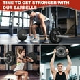 thumbnail image 7 of Signature Fitness Cast Iron Weight Plates, 2-Inch Hole, 2-Pack or 4-Pack Options (2.5LB–45LB), Black with Silver Numbers, for Standard Barbells, Dumbbells & Home Gym Strength Training, 7 of 7