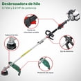 thumbnail image 4 of Desbrozadora Gasolina Jardimex Desmaleza Recta 27cc 1hp 600ml, 4 of 7