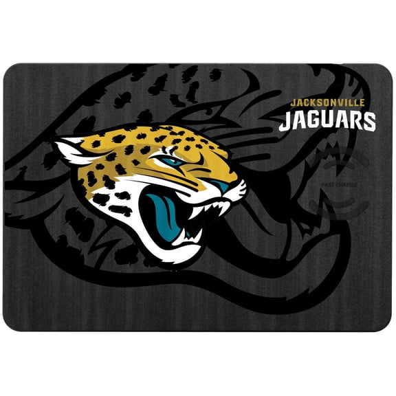 Keyscaper Jacksonville Jaguars 15W Fast Wireless Charger and Mouse Pad