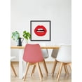 thumbnail image 5 of Marmont Hill Red Lips Framed Wall Art, 5 of 6