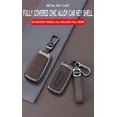 thumbnail image 3 of Key Fob Cover Compatible with Dodge Ram 1500 2500 3500 4500 5500 2022-2025 5 Button Leather Keychain Case Holder Protector,5 Buttons a Brown, 3 of 9