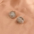 thumbnail image 3 of Spinning Sunflower Fidget Earring for Women, Sparkly Rhinestone Sunflower Mood Flowers Anxiety Stud Earrings Statement Worry Relieving Jewelry Gift Accessories 2025, 3 of 6