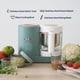 thumbnail image 4 of BEABA Babycook Neo, Máquina de Vidrio para Alimentos para Bebés, Olla de Vapor y Licuadora de Vidrio 4 en 1, Viene con Cesta y Depósito de Acero Inoxidable, Cocina en Casa, Capacidad de 5.5 Tazas (Med, 4 of 5