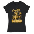 thumbnail image 5 of Country Girl Rodeo T-Shirt Vintage Cowgirl Women's Tee, 5 of 7