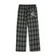 thumbnail image 4 of Pantalones largos para hombre, pantalones de pierna recta a cuadros, bolsillos, cintura elástica, cordón ajustable, pantalones casuales para hombre., 4 of 9
