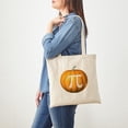thumbnail image 3 of CafePress - Pumpkin Pi Tote Bag - Unisex Canvas Tote Bag, Beige, 1-Piece, 3 of 6