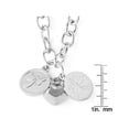 thumbnail image 4 of ELYA Women's Blessings, Love and Tree of Life Stainless Steel Necklace - 18", 4 of 4