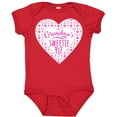 thumbnail image 3 of Inktastic Grandma's Sweetie Pie with Pink Hearts Boys or Girls Baby Bodysuit, 3 of 5