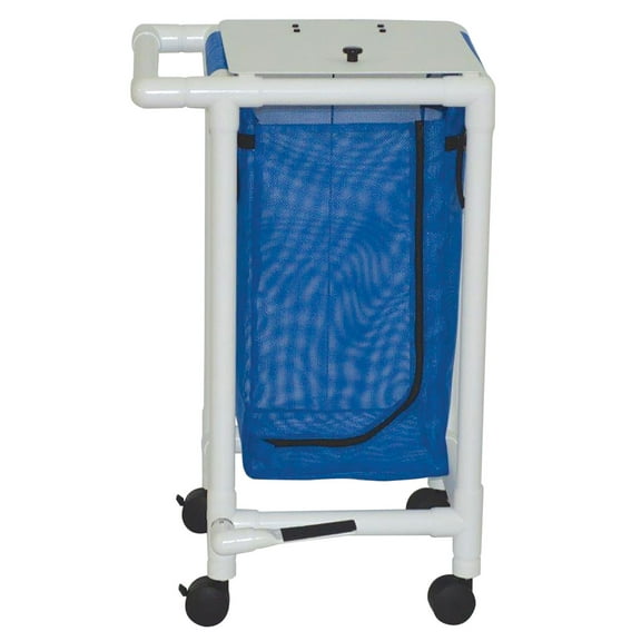 MJM International 214-S-FP Single Bag Hamper with Foot Pedal Gallon Capacity 14.46