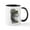 White/Black Inside, variant on CafePress - Eastern Gray Squirrel Mug - 11 oz Ceramic Mug - Novelty Coffee Tea Cup