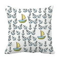 thumbnail image 1 of Funda de Almohada ABPHQTO Boats Anchor White Sketch 45x45 cm Protector de Almohada, 1 of 1