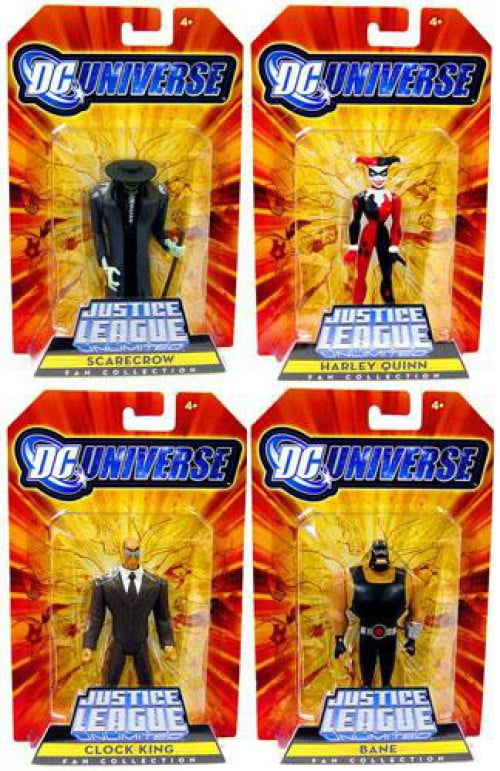 DC Justice League Unlimited Gotham City Criminals Set of 4 Action