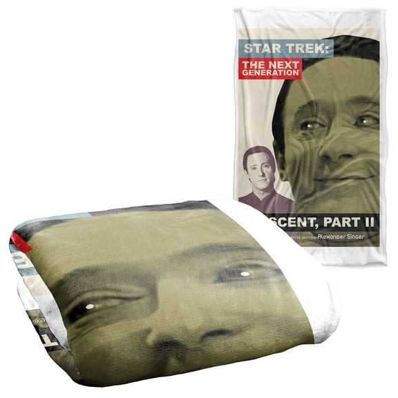 Star Trek The Next Generation Season 7 Episode 1 Silky Touch Super Soft Throw Blanket 36" x 58"