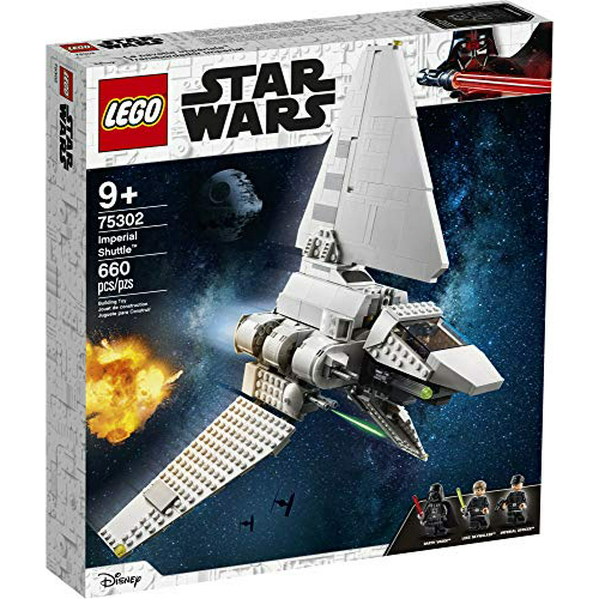 LEGO Star Wars Imperial Shuttle 75302 Building Kit Awesome Building Toy for Kids Featuring Luke Skywalker and Darth Vader Great Gift Idea for Star Wars Fans Aged 9 and Up New 2021