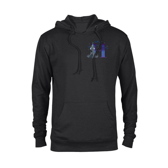 Disney Villains Alphabet Monogram Letter H for Hades - Pullover Hoodie for Adults - Customized-Black