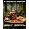 thumbnail image 2 of QinaQin 43cc Gas Powered Chainsaw, 2-Stroke Engine, Orange, 2 of 8