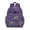 Purple-13, variant on Trippy Abstract Geometric School Backpack Adjustable Padded Straps Chest Buckle Spacious Durable Backpack For Elementary School
