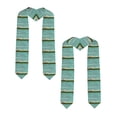 thumbnail image 2 of Haiem Wood Grain Pattern Graduation Stole 2024 | Premium Satin Sash for Graduation Ceremony, 2 of 7