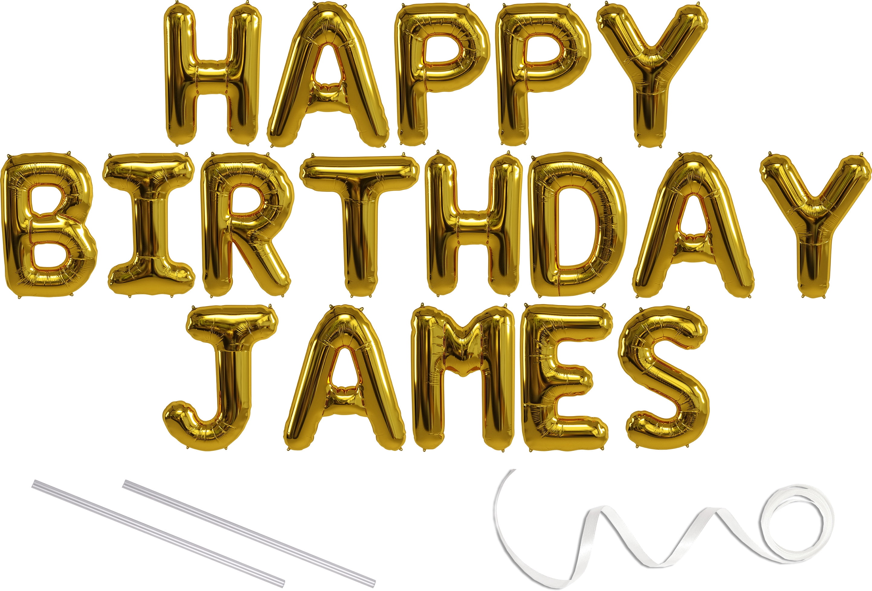 James Happy Birthday Mylar Balloon Banner Gold 16 Inch Letters Includes 2 Straws For Inflating String For Hanging Air Fill Only Does Not Float W Helium Great Birthday Decoration Walmart Com Walmart Com James Happy Birthday Mylar Balloon Banner Gold 16 Inch Letters Includes 2 Straws For Inflating String For Hanging Air Fill Only Does Not Float W Helium Great Birthday Decoration Walmart Com Walmart Com