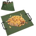 thumbnail image 1 of Leaf Bag, Reusable & Waterproof 2 In 1 Waste Bags Tarp Trash Canvas, Collapsible Large Capacity With Handles, 1 of 5