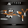 thumbnail image 2 of Attack Graphics Custom Fury Complete Bike Graphics Kit for KTM 85 SX 17/14 2011, 2 of 2