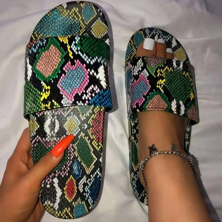 

Akiihool Women s Flip Flops Women s Flip Flops with Arch Support Sandals Non-Slip (Green 7.5)