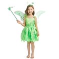 thumbnail image 5 of Disfraz de hada Tiana de Campanilla para niña, sesión de fotos de 2024, ropa para niña, vestido de princesa elfa para cumpleaños, vestido de fiesta con alas, 5 of 5