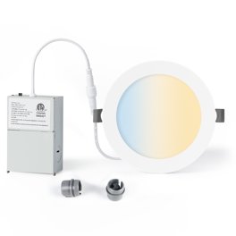CycevSun 10-Pack 4-Inch LED Recessed Pot Lights – Dimmable, Night Light Mode, 5CCT Selectable (2700K-5000K), 9W, ETL Listed